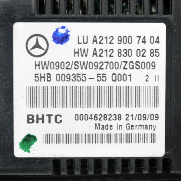Панел климатроник Mercedes E Class W212 2.2 CDI  A2129007404   2010г