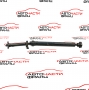 Заден кардан VW TOUAREG 5.0 V10 TDI 313 конски сили 7L0521102M