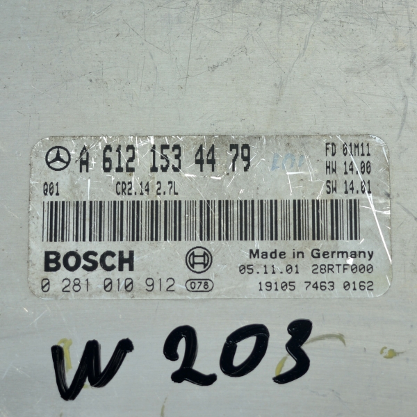 Компютър запалване Mercedes C Class W203 2.7 CDI 170 конски сили А6121534479