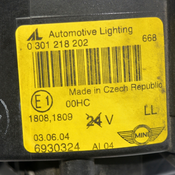 Десен фар електрически Mini Cooper R56 1.6 i 120 конски сили 6930324