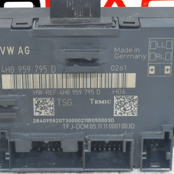 Модул задна лява врата Audi A8 4.2 TDI 351 конски сили 4H0959795D