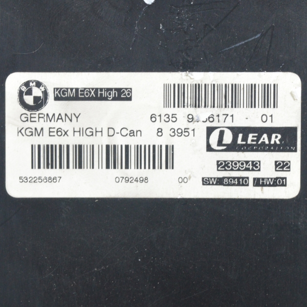 Боди контрол модул BMW E60 facelift 3.0 D 235 конски сили 61.35-9186171-01