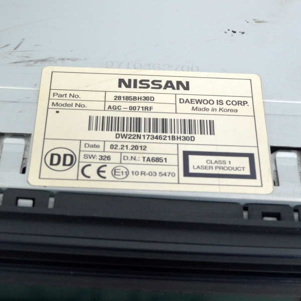 Радио CD Nissan Juke 1.5 DCI 110 конски сили 28185BH30D