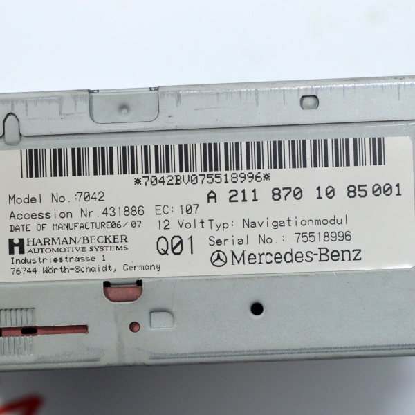 GPS навигация Mercedes CLS W219 3.5 i 292 конски сили A2118701085