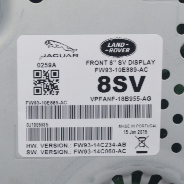 Дисплей Land Rover Discovery Sport 2.2 D4WD 150 конски сили FW93-10E889-AC
