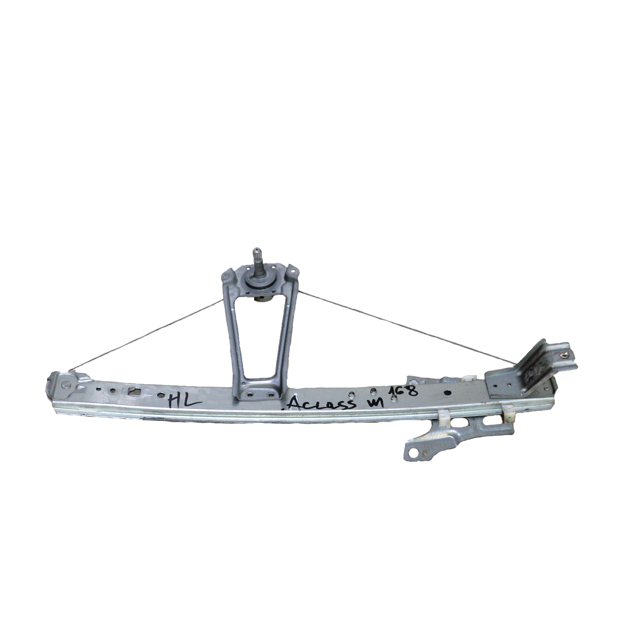 Заден ляв механичен стъклоповдигач Mercedes A-Class W168 1.6 бензин 102 конски сили