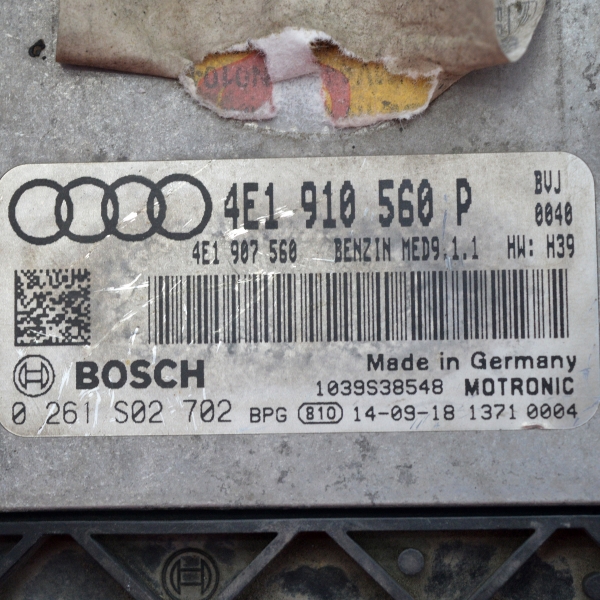 Компютър запалване Audi A8 4.2 FSI 350 конски сили 4E1910560P