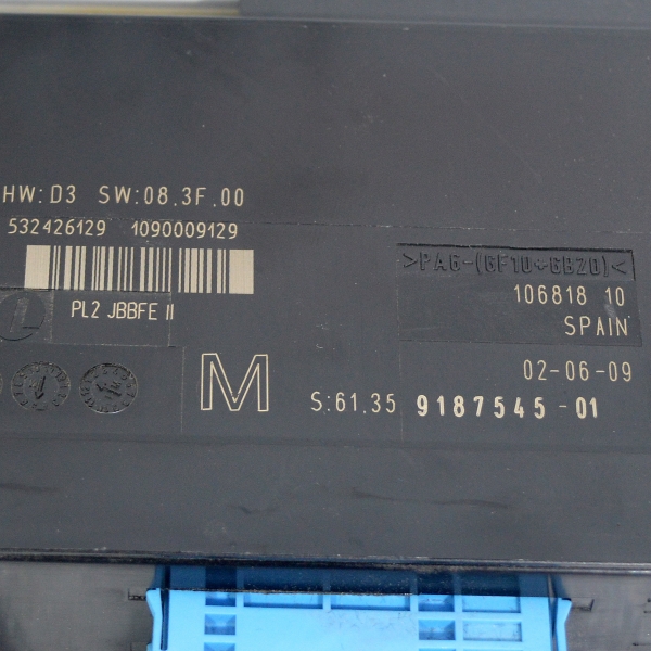 комфорт модул BMW E90 2.0D 163 конски сили 9187545-01