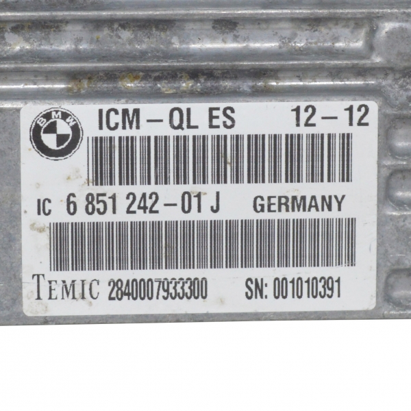Модул ICM BMW F07 Gran Turismo 3.0 D 245 конски сили 6851242-01J 2012г