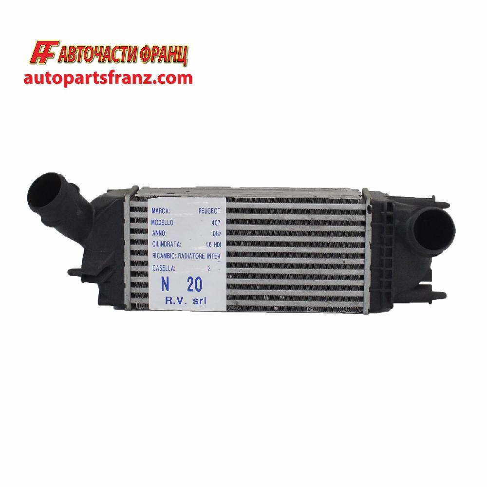 интеркулер за Peugeot 407 / Пежо 407, 2004-2010 г.  1.6 HDI дизел